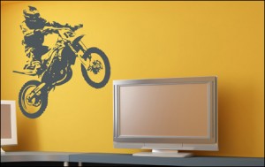 decoration chambre garcon moto