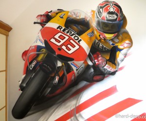 decoration chambre garcon moto