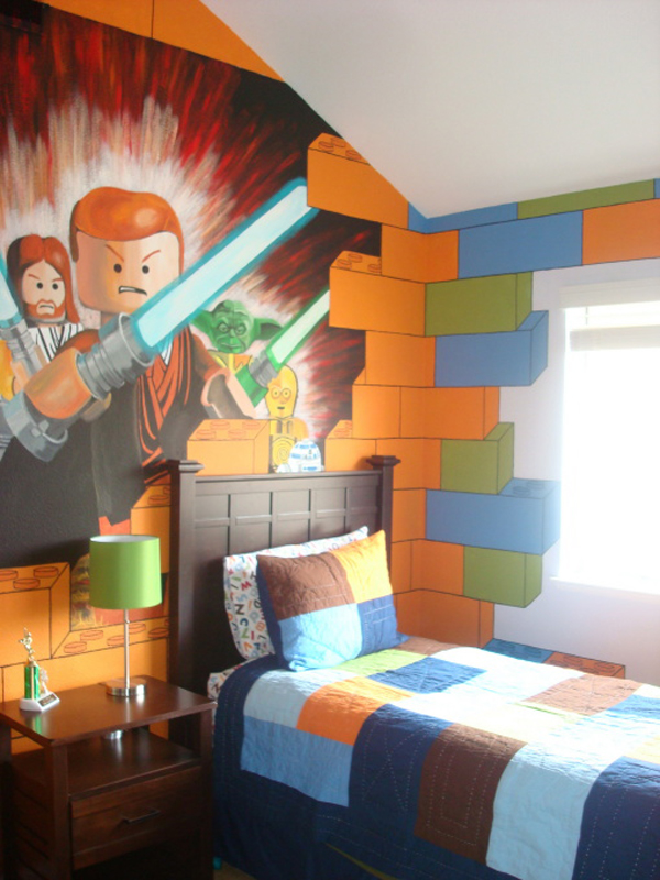 decoration chambre lego