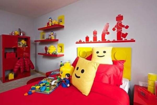 decoration chambre lego
