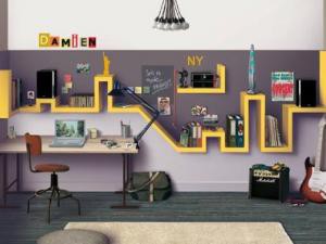 decoration chambre lego