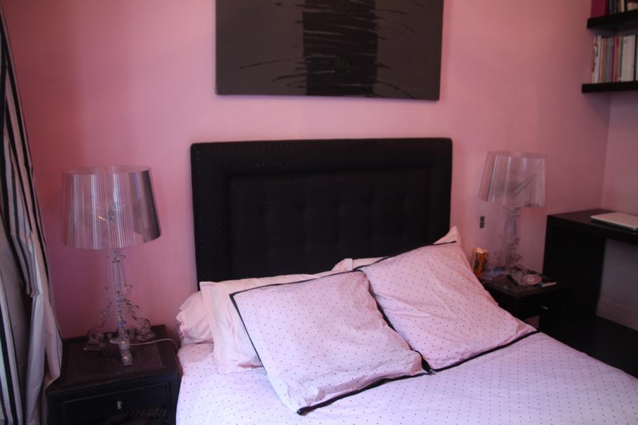 decoration chambre noir et rose