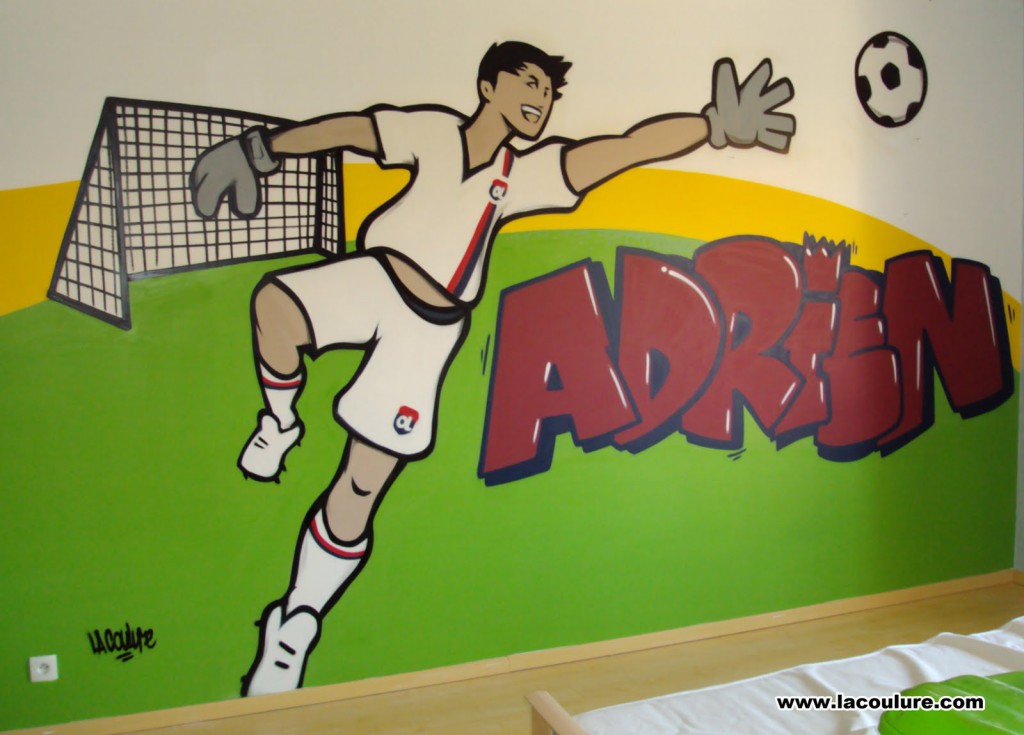decoration chambre olympique lyonnais