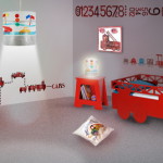 decoration chambre pompier