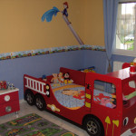 decoration chambre pompier