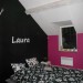 decoration chambre rose fushia et noir
