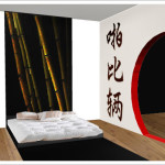 decoration chambre style asiatique