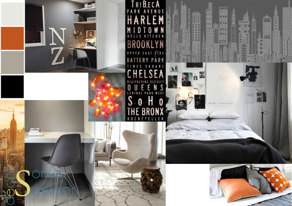 decoration chambre style urbain