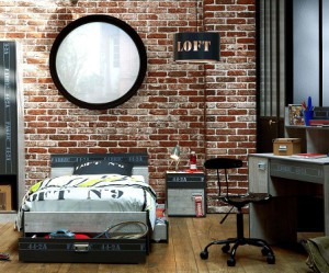 decoration chambre style urbain