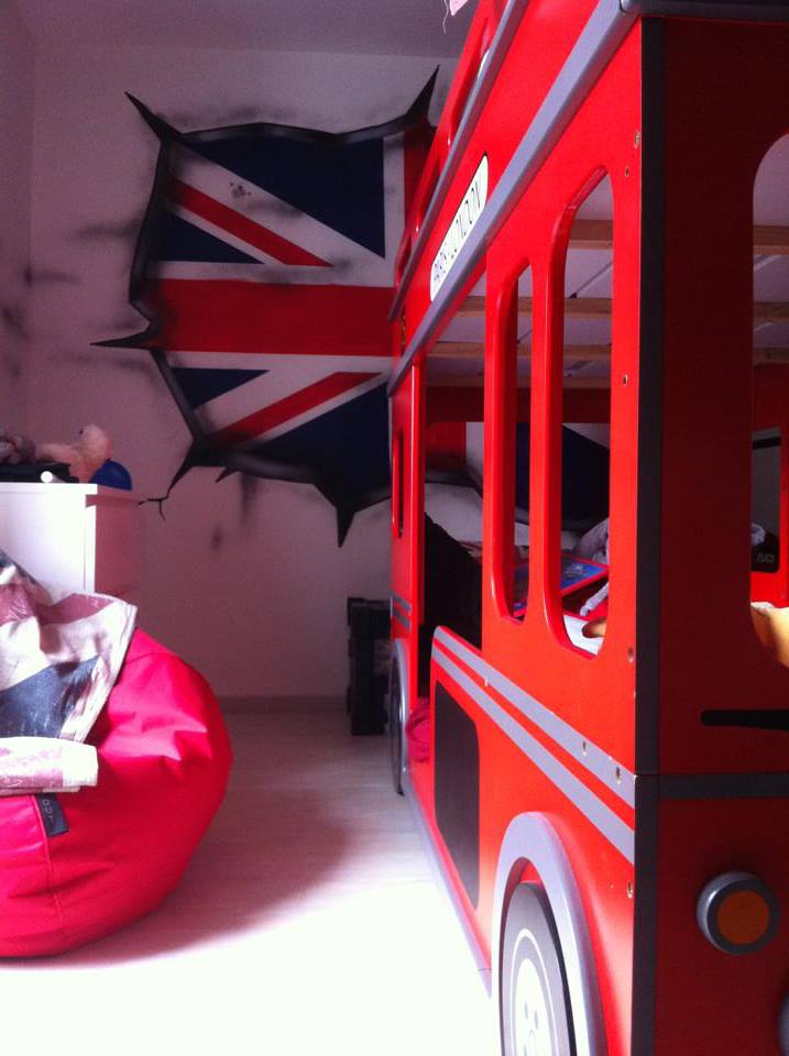 decoration chambre theme angleterre