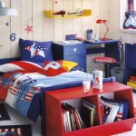 decoration chambre theme usa
