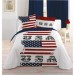 decoration chambre theme usa