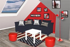 decoration chambre usa