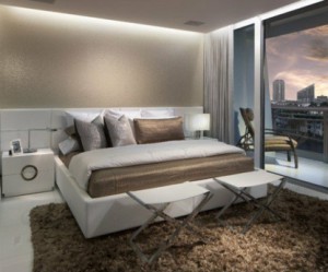 decoration de chambre a coucher contemporaine