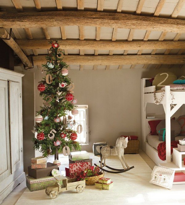 decoration de chambre pour noel