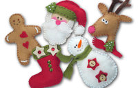 faire decoration noel feutrine