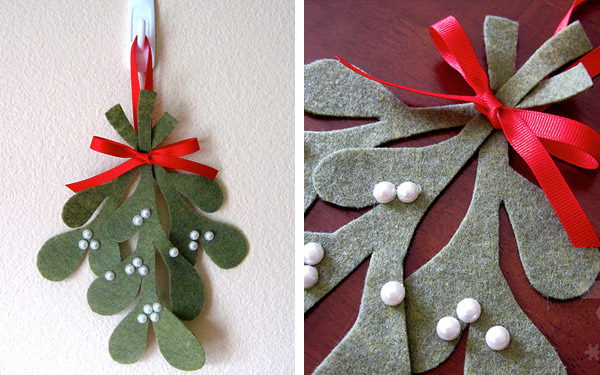 faire decoration noel feutrine