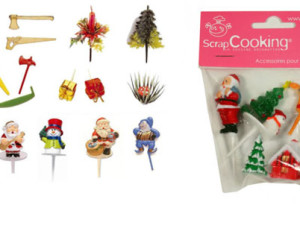 faire decoration pour buche de noel