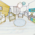 faire un plan de chambre de bebe
