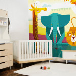idee deco chambre bebe savane