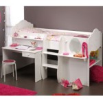 lit bureau pour fille
