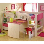 lit bureau pour fille