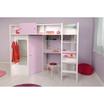 lit bureau pour fille