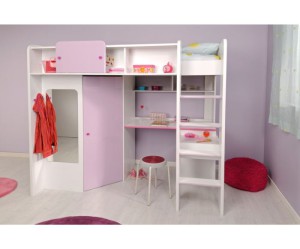 lit bureau pour fille