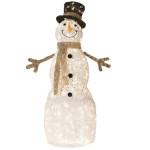 lit snowman decoration