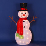 lit snowman decoration