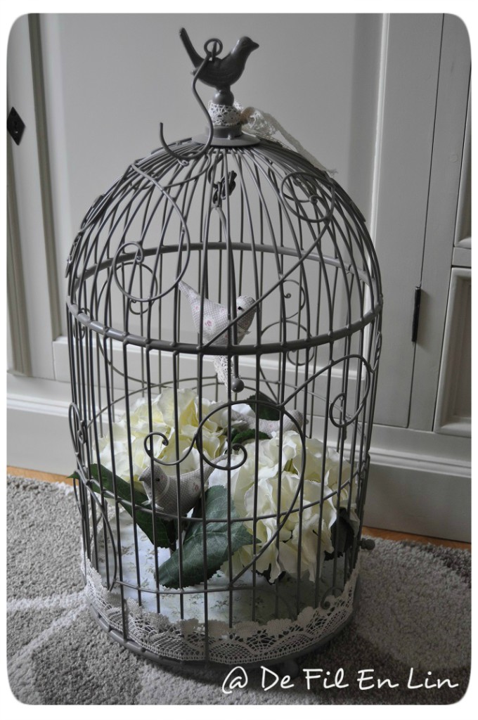 petite cage oiseau decorative