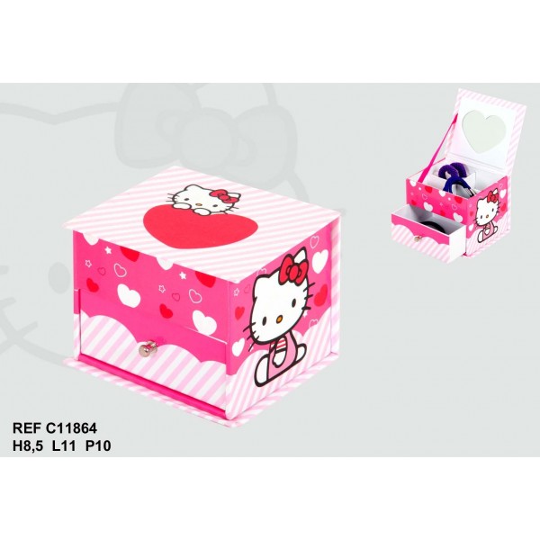 boite a bijoux fille hello kitty