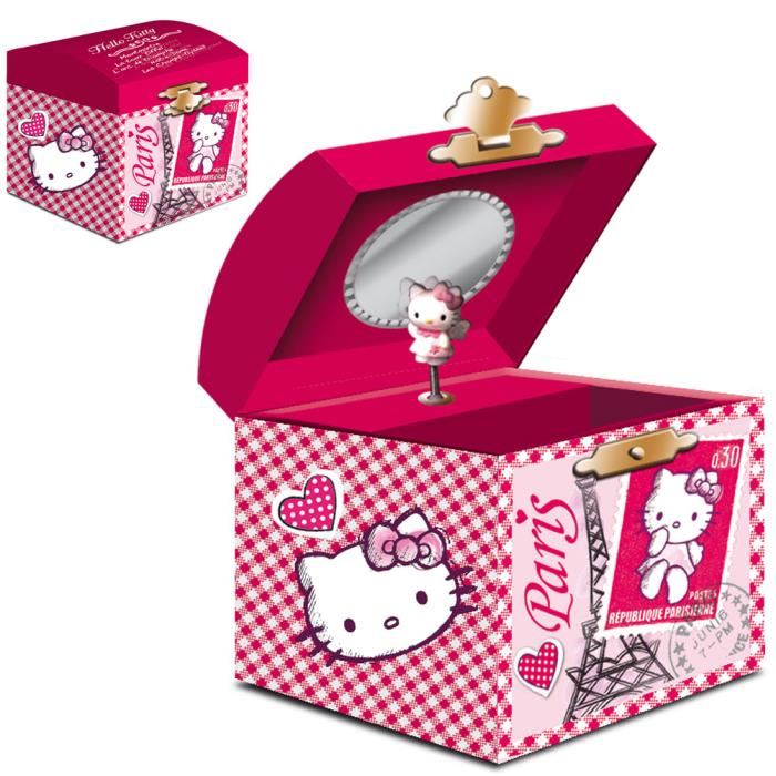 boite a bijoux fille hello kitty