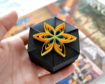 boite a bijoux origami