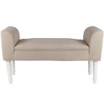 bout de lit beige