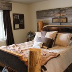 chambre deco bois