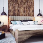 chambre deco bois