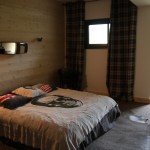 chambre deco bois