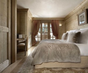 chambre deco bois