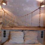 chambre deco bois flotte