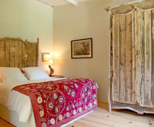 chambre deco bois flotte