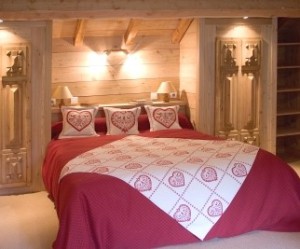 chambre deco montagne
