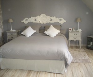 chambre decoration gris