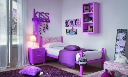 deco chambre ado mauve