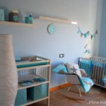 deco chambre bebe turquoise