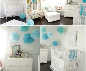 deco chambre bebe turquoise