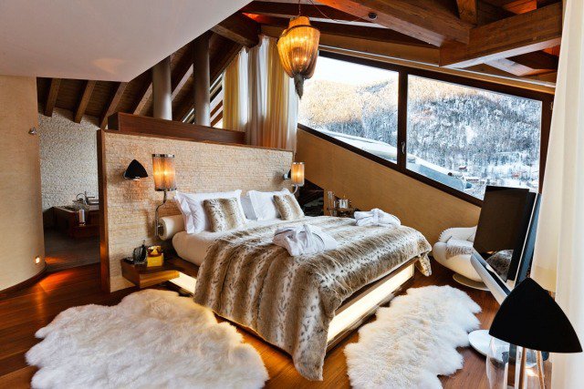 deco chambre chalet