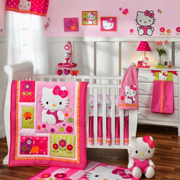 deco chambre fille hello kitty