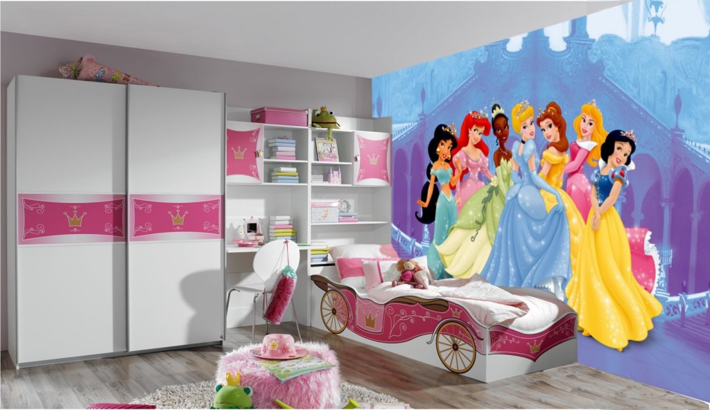 deco chambre fille princesse disney