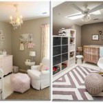 deco chambre fille rose et taupe